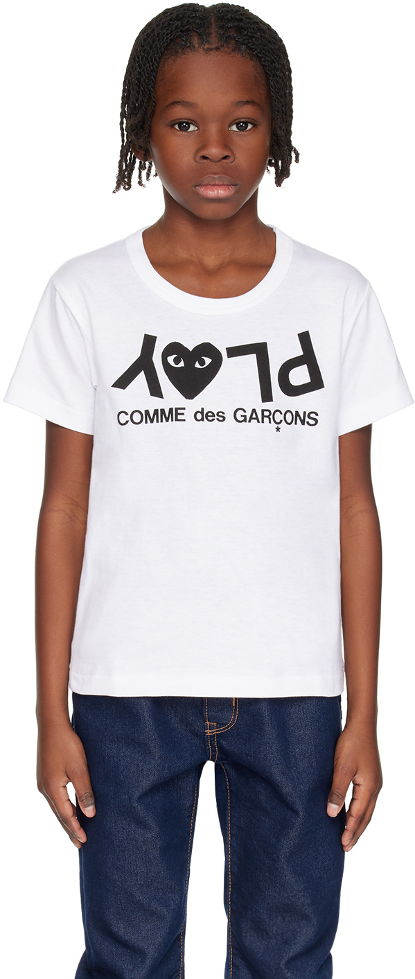 Comme des garcons hotsell tee shirt blanc