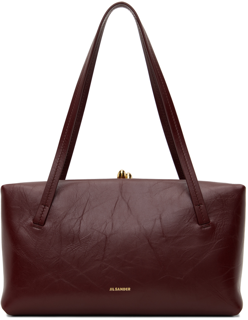 Burgundy Goji Handle Soft Small Bag