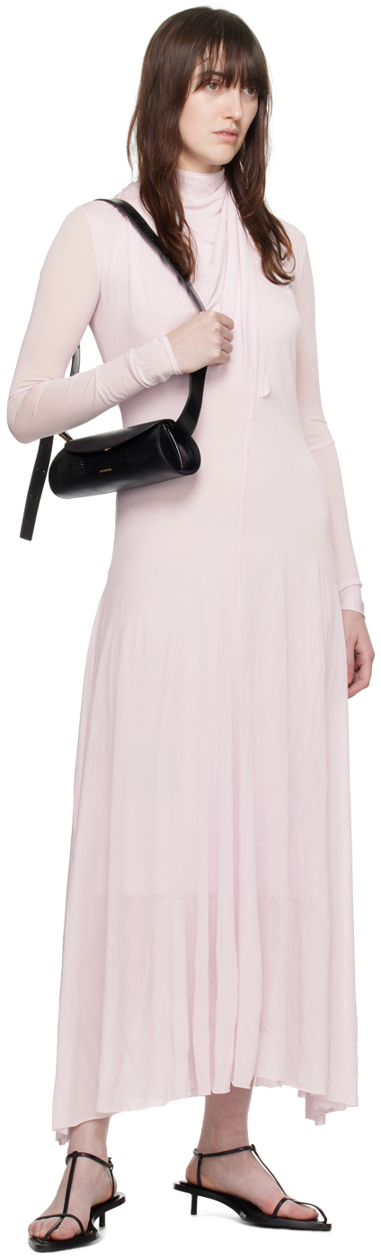 Jil Sander Black Mini Cannolo Bag In 001 Black