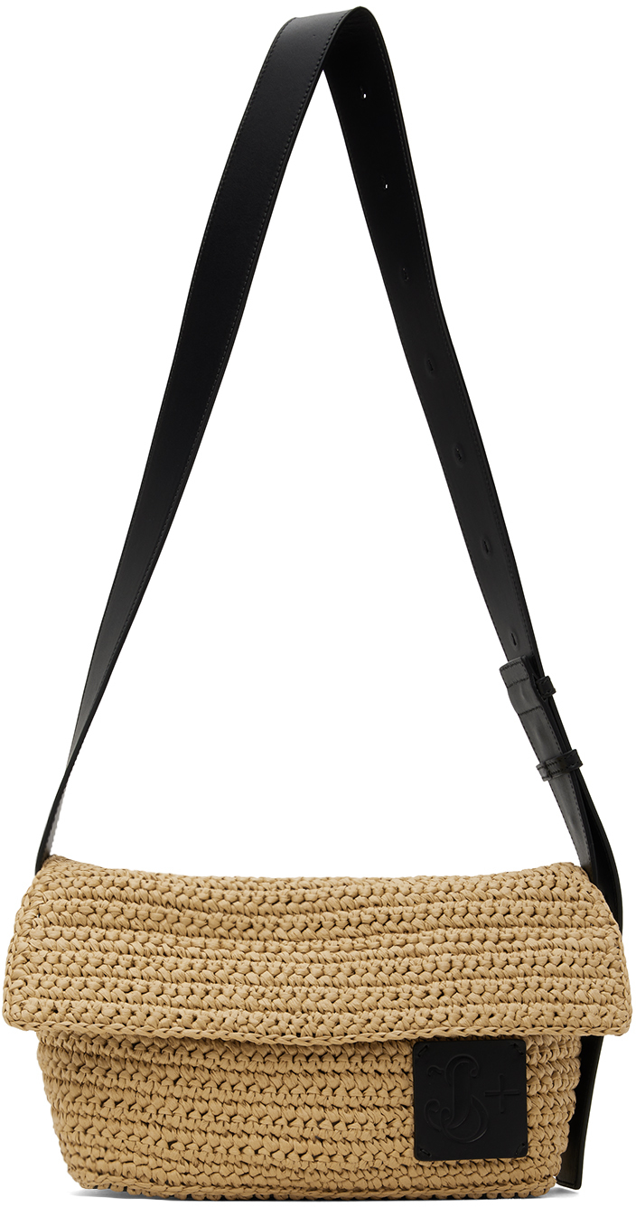 衝撃の激安コスパ・掘り出し物も Beige Crochet Utility Bag by Jil Sander on Sale バッグ