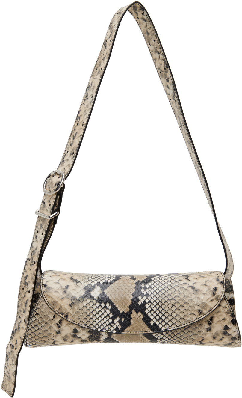 Beige Small Cannolo Bag