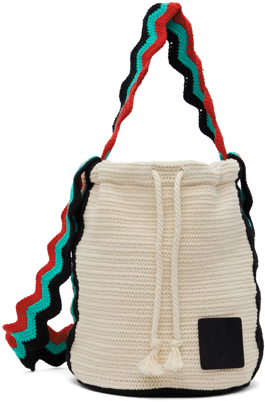 Jil Sander Tangle Medium Canvas Shoulder Bag – SERENDIPITY