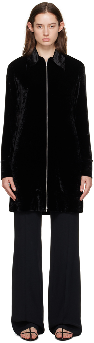 【関税込み】Jil Sander ブラック ジッパー ミニワンピース Jil Sanderのブラック ジッパー ミニワンピースがセール中