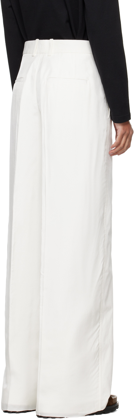 Jil Sander Laminated Belt Loop Casual Pants In Multi