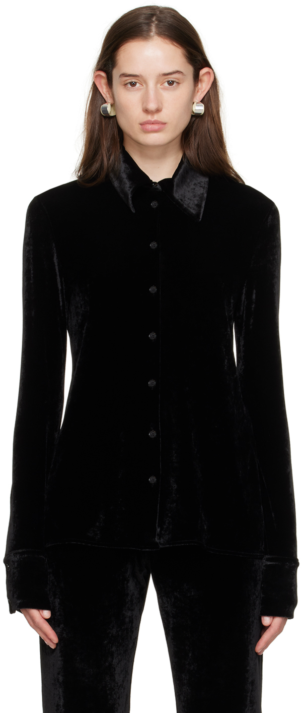 Shop Jil Sander Black Relaxed-fit Shirt In 001 Black