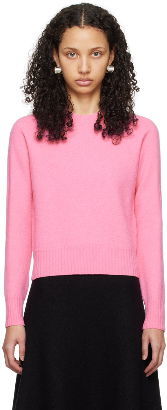 Pink Relaxed-Fit Sweater