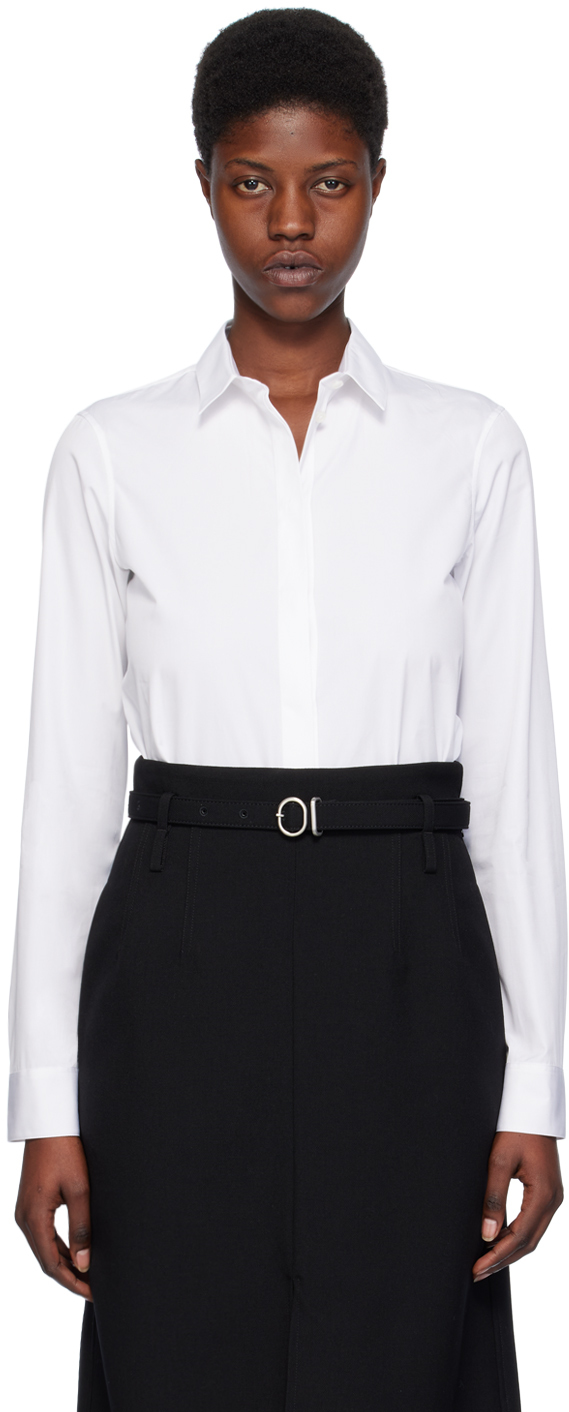Jil Sander Men's Cotton Shirt White