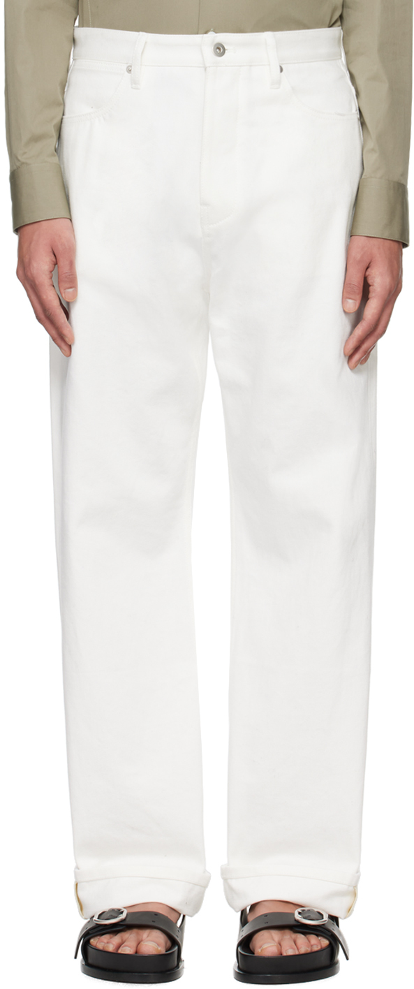 White Twisted Jeans
