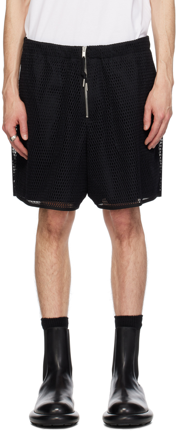 Black Layered Shorts