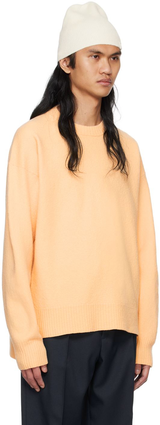 Jil Sander Orange Oversized Sweater In 838 Papaya
