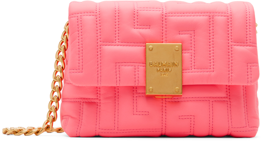 Pink 1945 Soft Mini Quilted Leather Bag