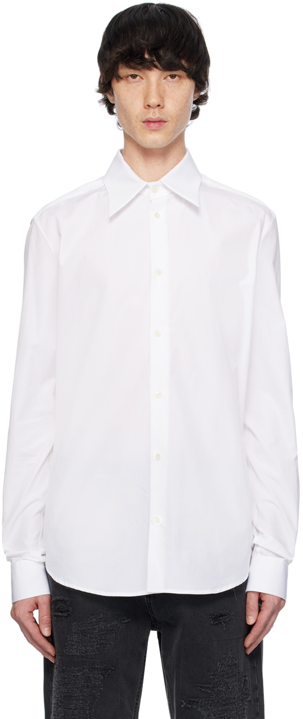 White Embroidered Shirt