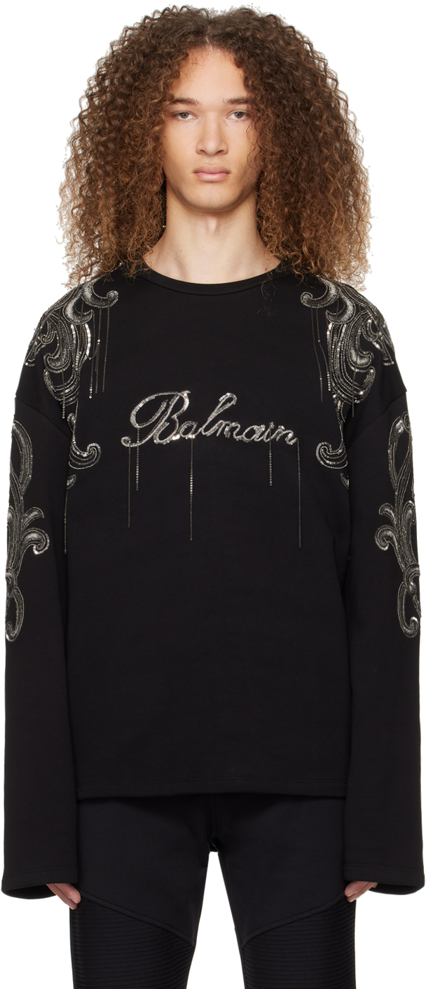 Black Chain Sweatshirt