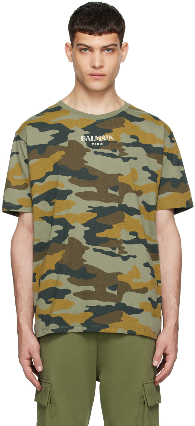 Khaki Camouflage Vintage T-Shirt