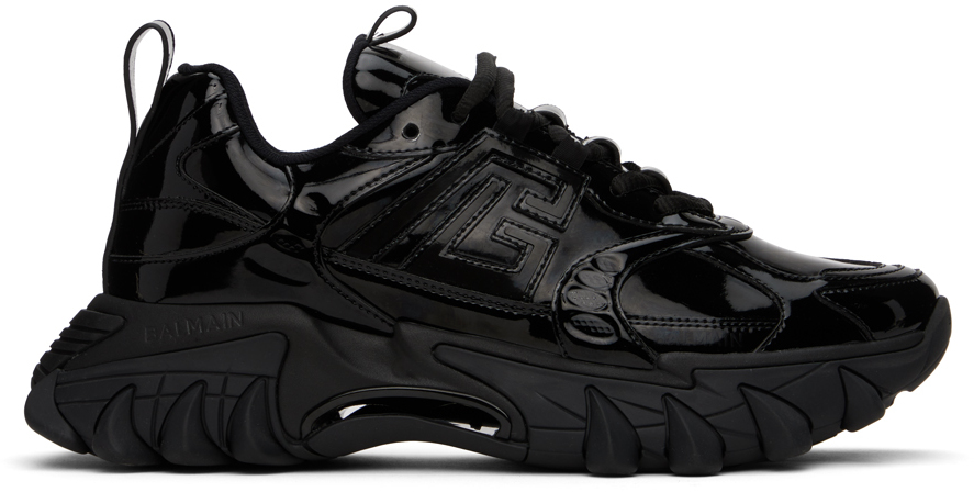 Balmain Black B-east Sneakers In 0pa Noir
