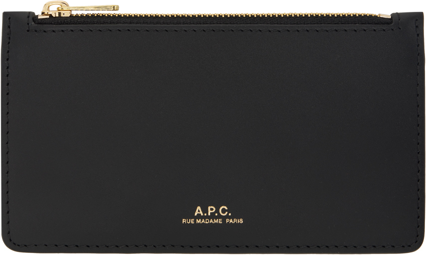 A.P.C.: ブラック Walter カードケース | SSENSE 日本