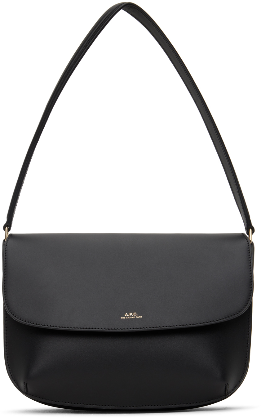 A.P.C. Black Mini Sarah Shoulder Bag