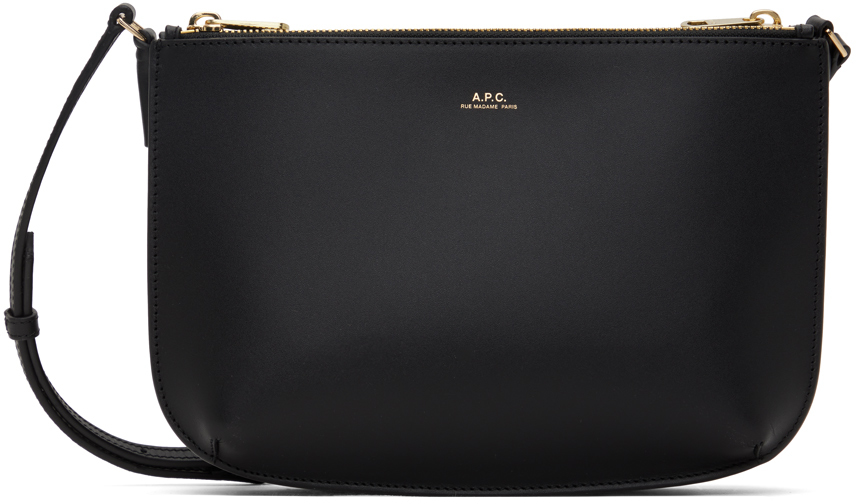A.P.C. Black Mini Sarah Shoulder Bag