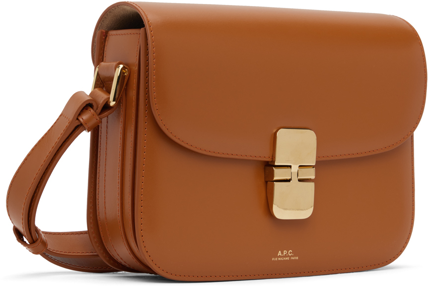 Apc Tan Grace Small Bag In Cap Cinnamon