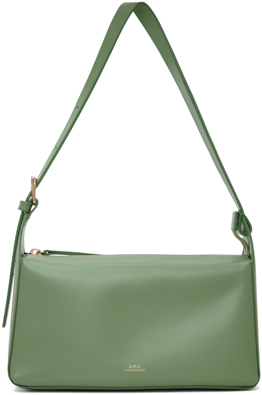 Green Virginie Baguette Bag