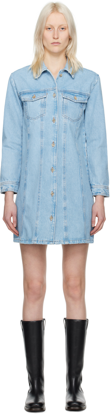 A.P.C.のブルー Alpine デニム ミニワンピースがセール中