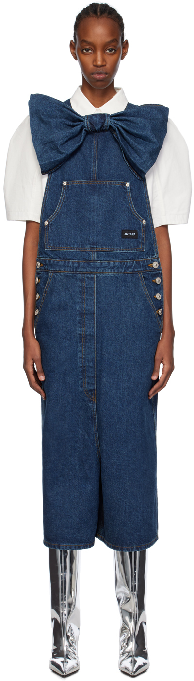 Pushbutton Blue Bustier Jeans