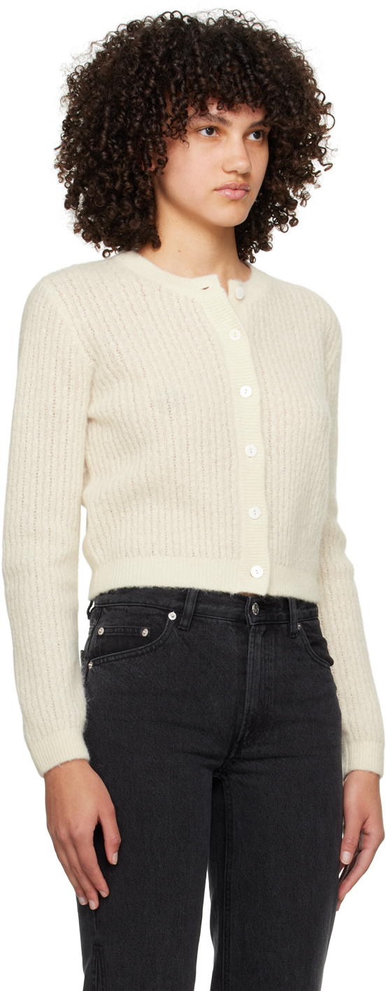 Apc Off-white Milo Cardigan In Aac Off White