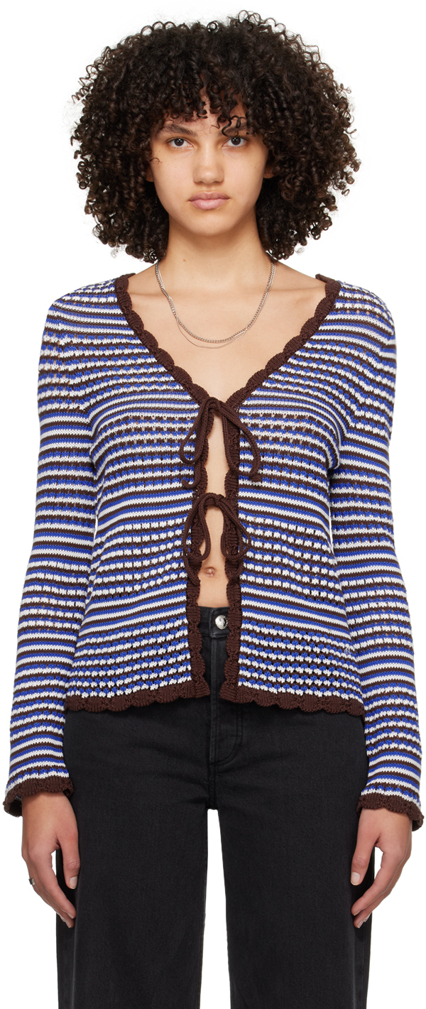 A. P.C. Blue & Brown Manae Cardigan