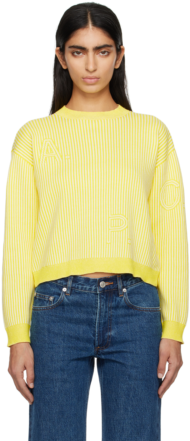 Apc Yellow Daisy Sweater In Daa Yellow