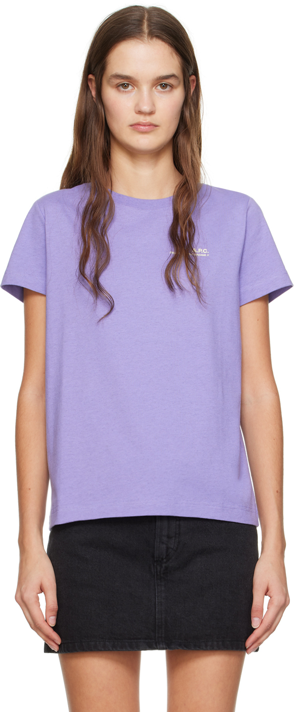 A. P.C. Purple Item H T-Shirt