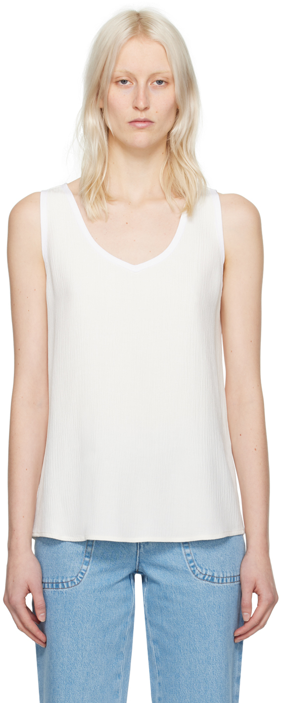 Apc Off-white Lucy Tank Top In Aac Off White
