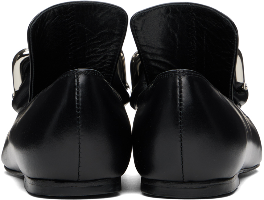 PUSHBUTTON BLACK COIN PURSE LOAFERS 