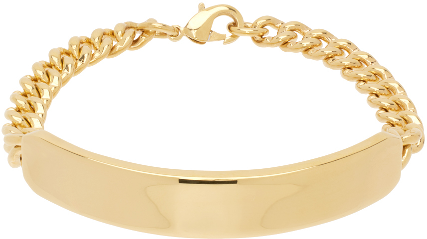 Gold Darwin Curb Chain Bracelet