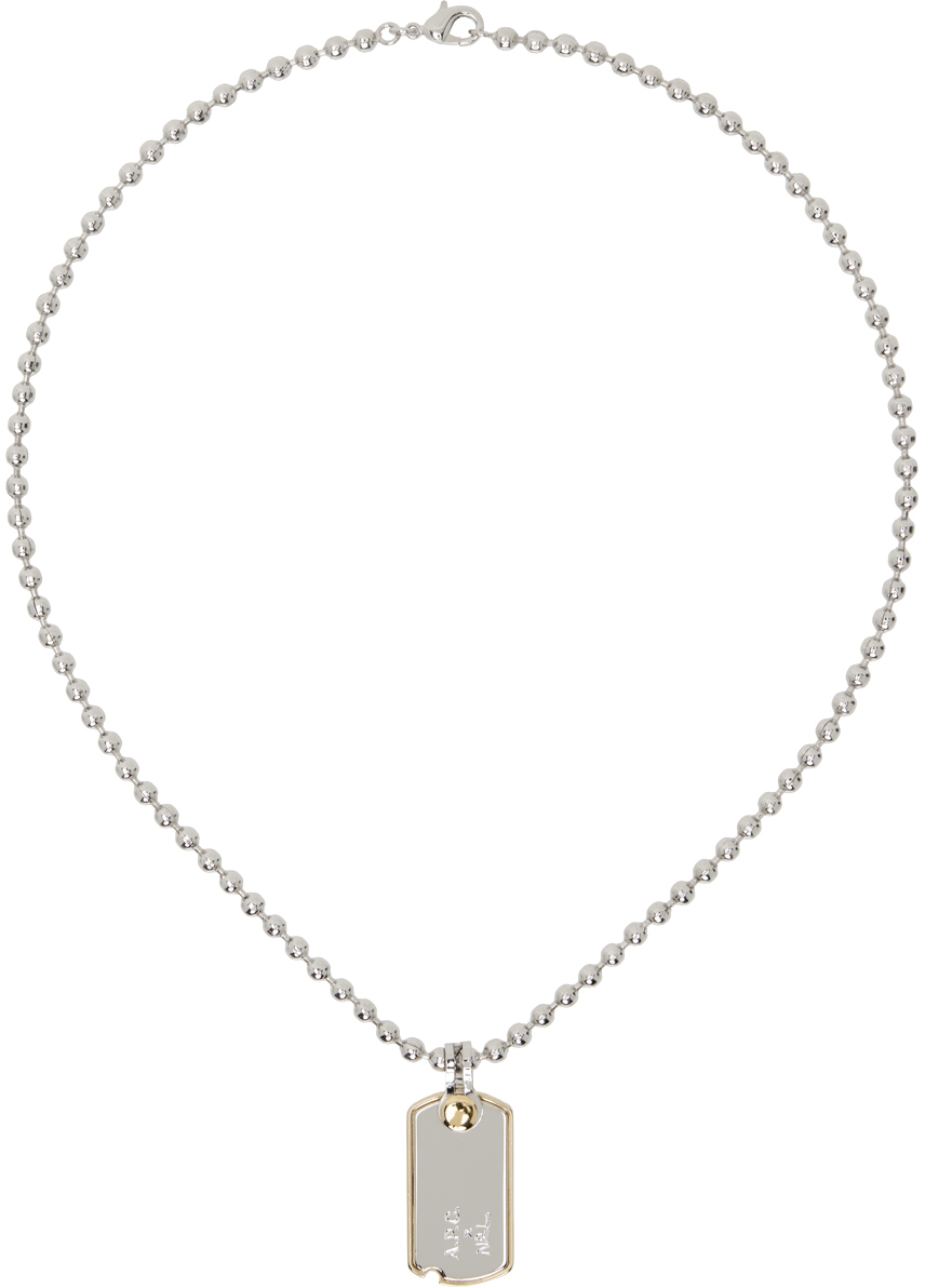 Apc Silver Natacha Ramsay-levi Edition Leconte Necklace Set In White