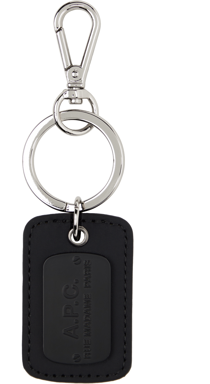 Apc Black Miles Keychain In Lzz Black
