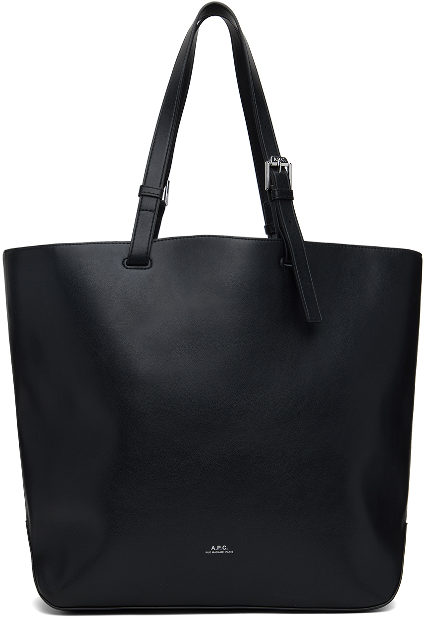 A.P.C. Black Nino Small Tote SSENSE Canada