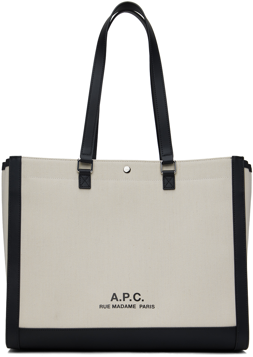 A.P.C.のベージュ Camille 2.0 ショルダー ショッパートートがセール中