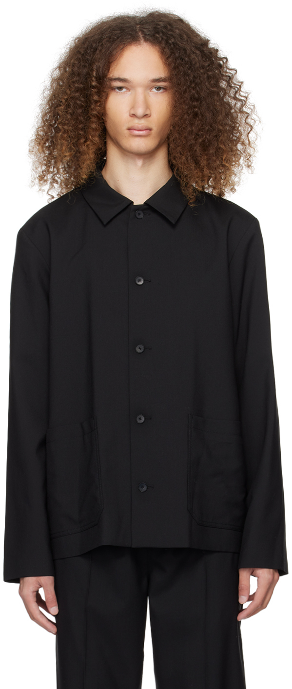 A.p.c. Black Georges Jacket In Noir
