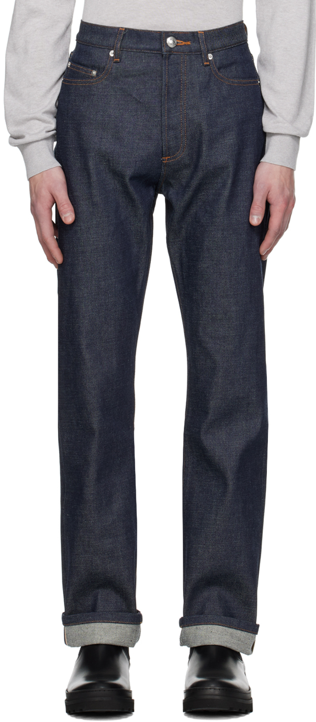 A.P.C.: Indigo Standard Jeans | SSENSE