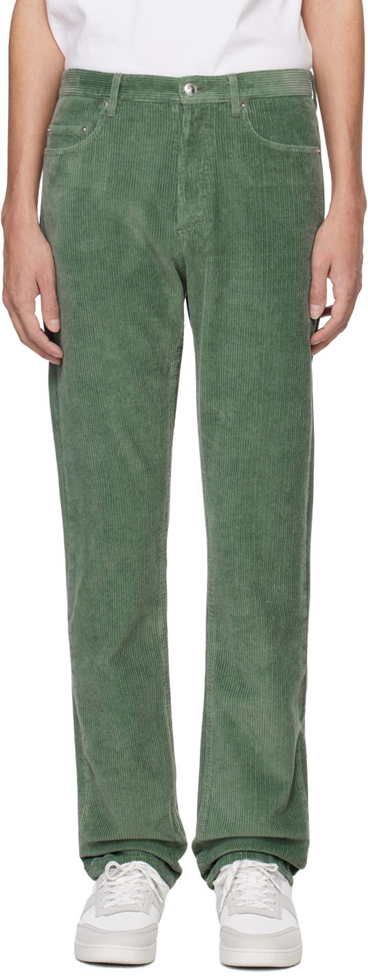 A.P.C.: Green Standard Trousers | SSENSE A.P.C.: Green Standard Trousers | SSENSE