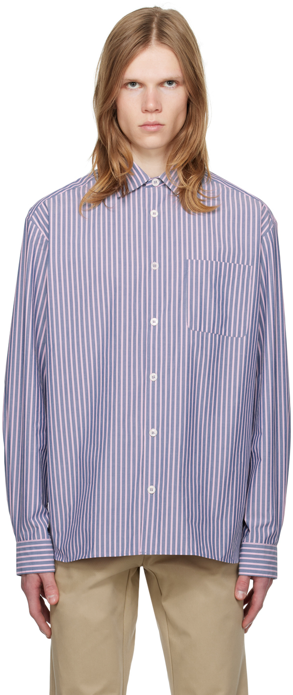 Blue Malo Shirt by A.P.C. on Sale