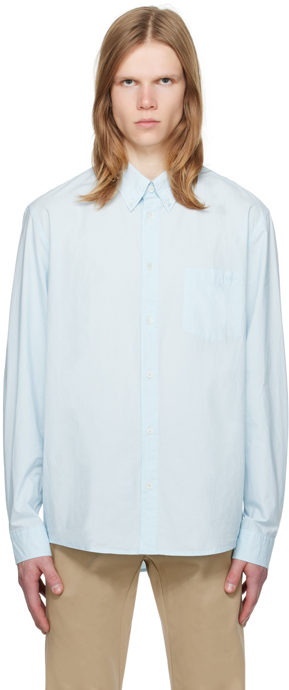 A.P.C.: Blue Edouard Shirt | SSENSE 日本
