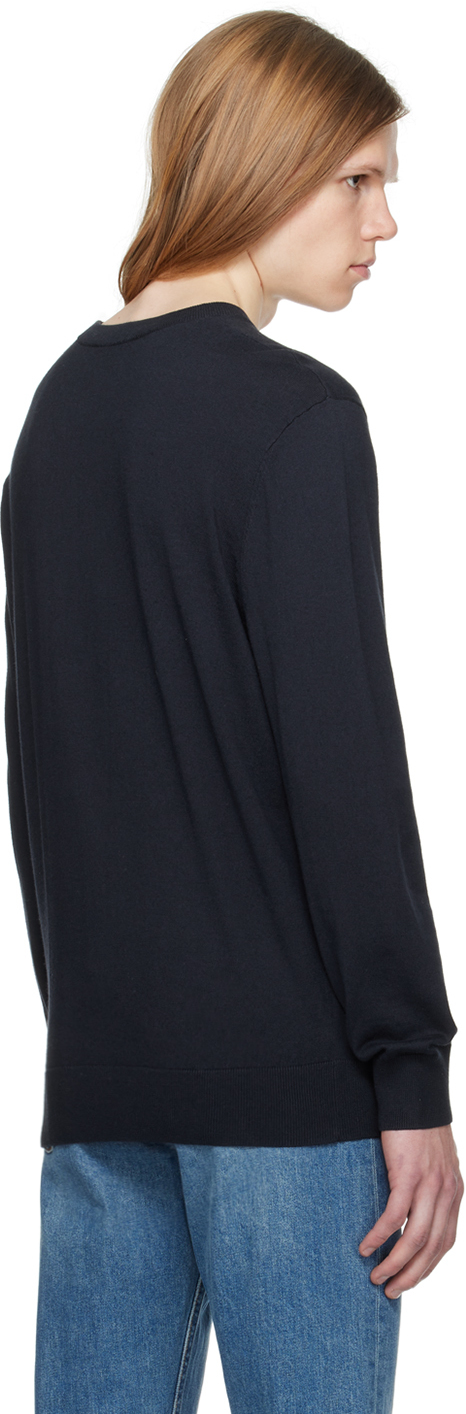 Apc Sweater A.p.c. Men Color Blue In Iak Dark Navy