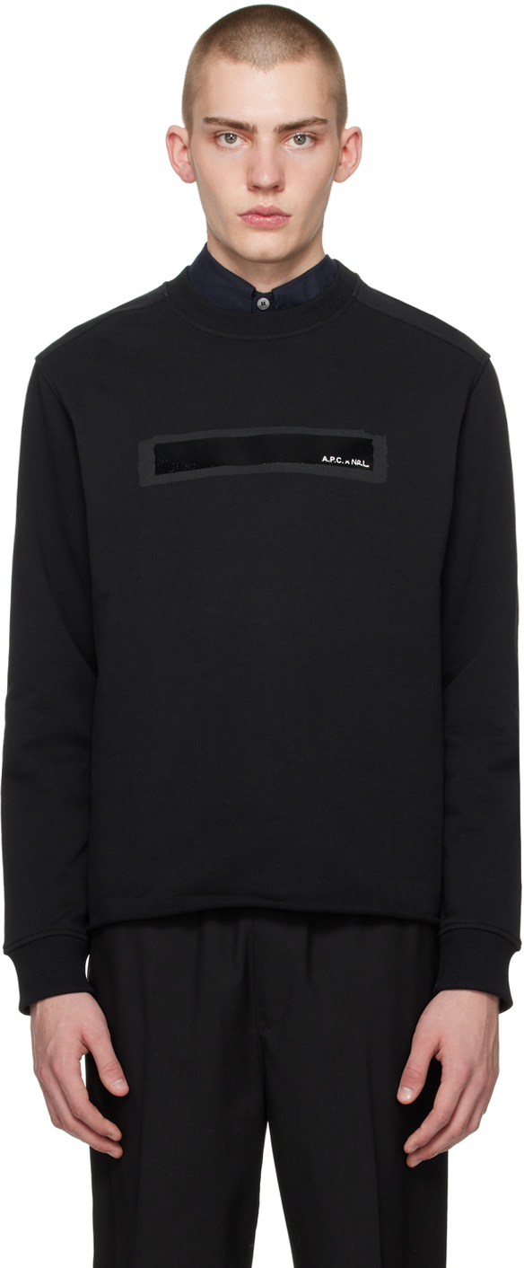 Apc Black Natacha Ramsay-levi Edition Sweatshirt In Lzz Black