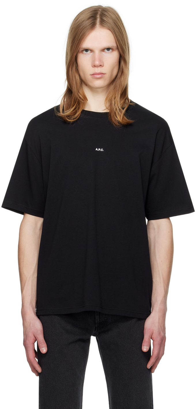 Apc Black Kyle T-shirt In Lzz Black