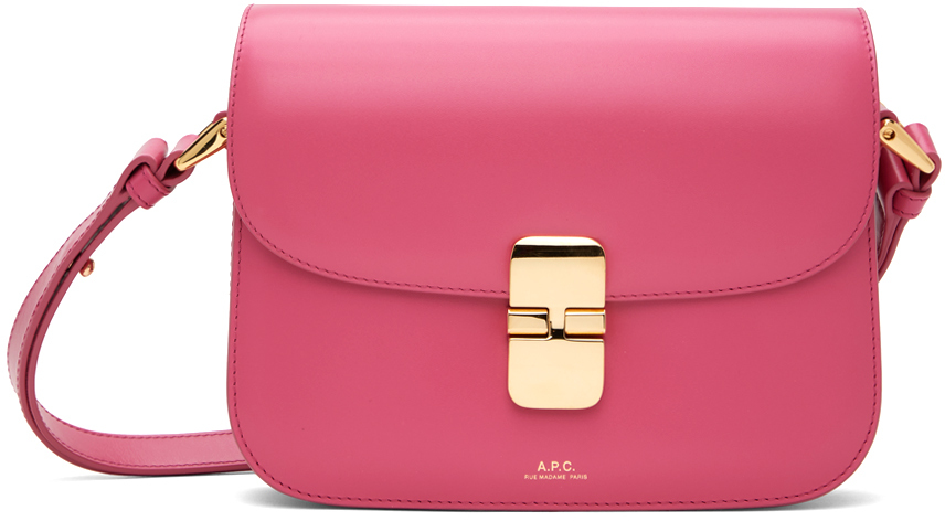 a. p.c. pink grace small bag