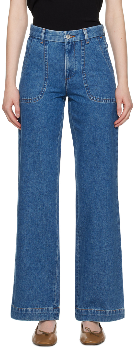 a. p.c. indigo seaside jeans