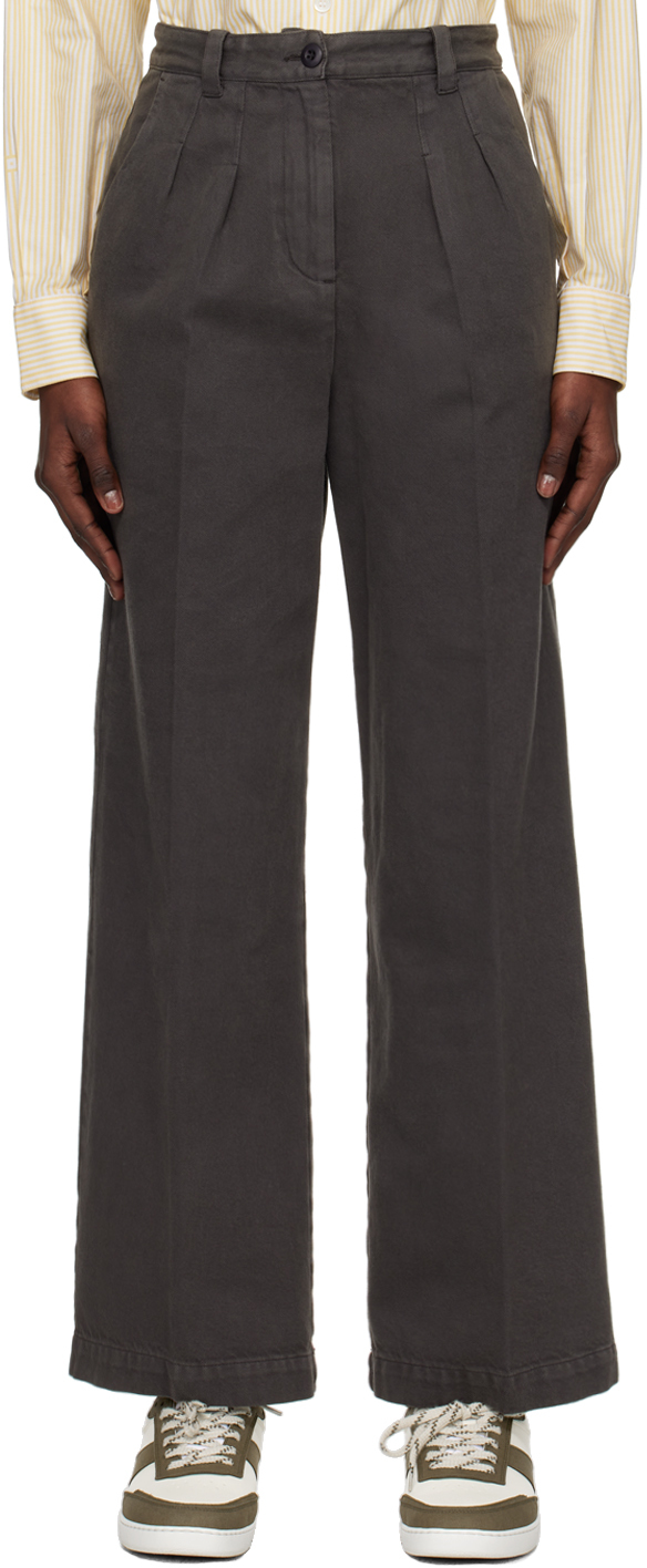 a. p.c. gray tressie trousers