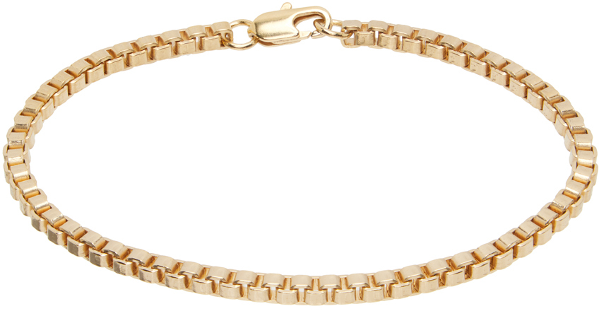 Laura Lombardi Gold Venezia Bracelet In Brass