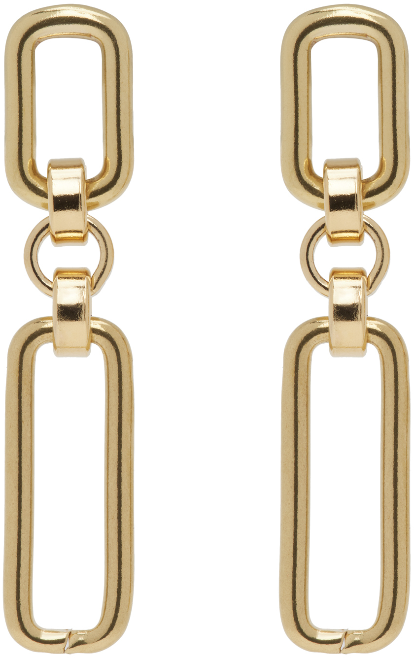 Laura Lombardi: Gold Stanza Earrings | SSENSE